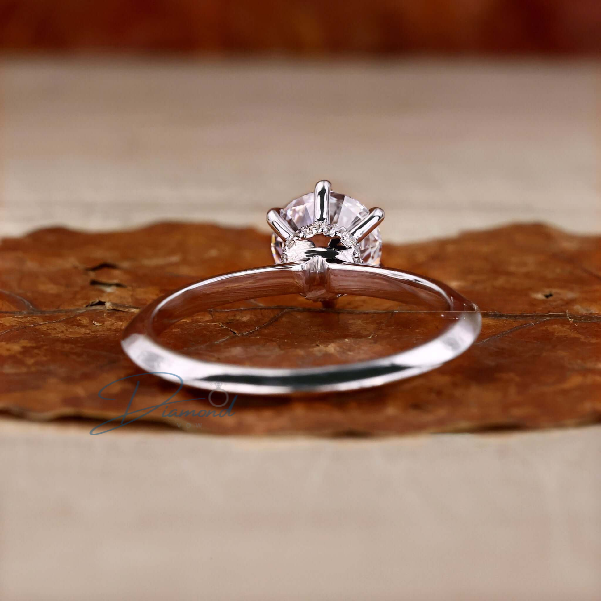 0.50 to 3.0 CT Round Brilliant Cut Lab Grown Diamond Ring