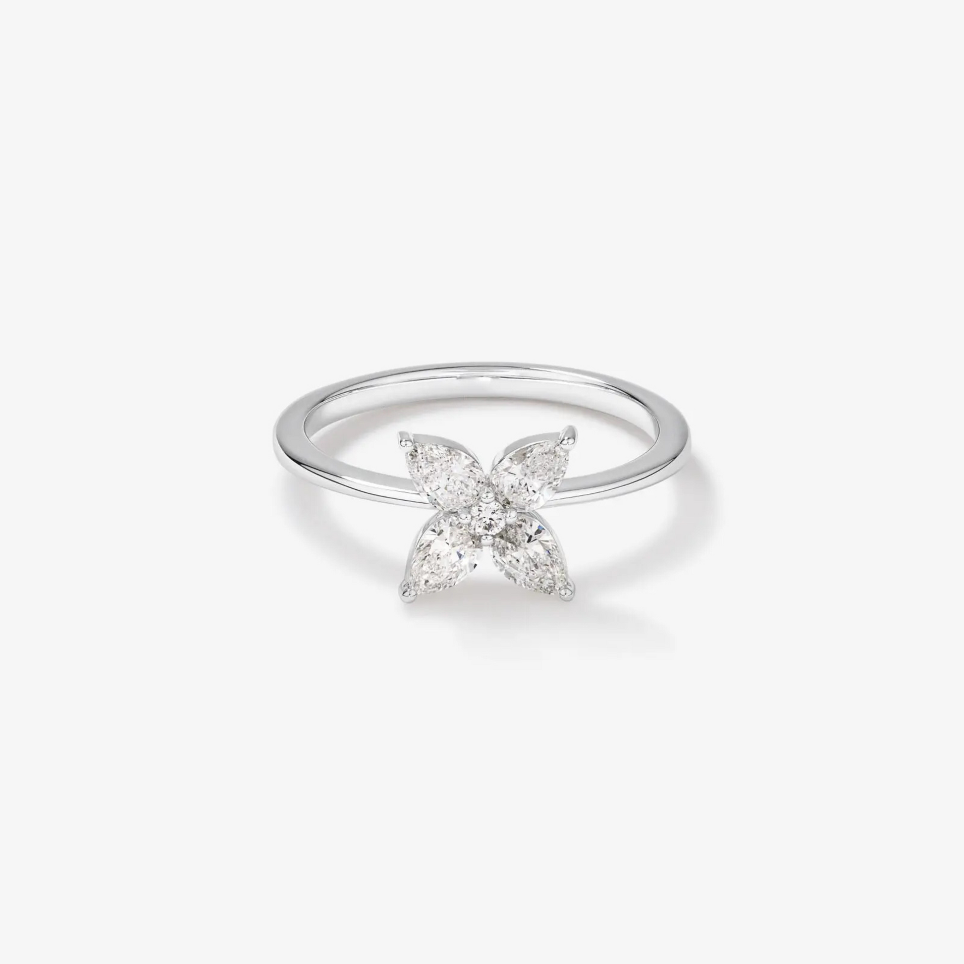 0.62 Carat TW Floret Laboratory-Grown Diamond Ring
