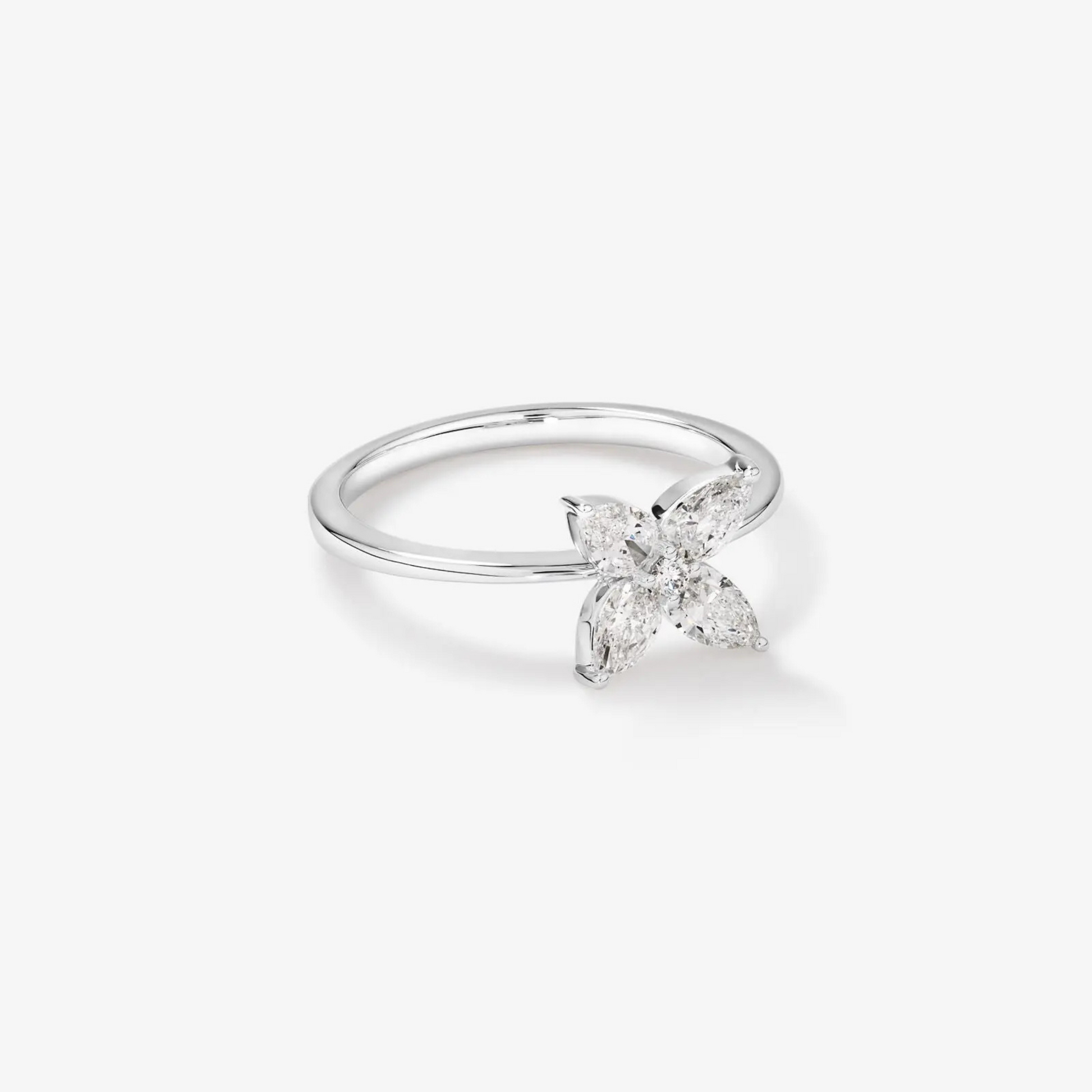 0.62 Carat TW Floret Laboratory-Grown Diamond Ring