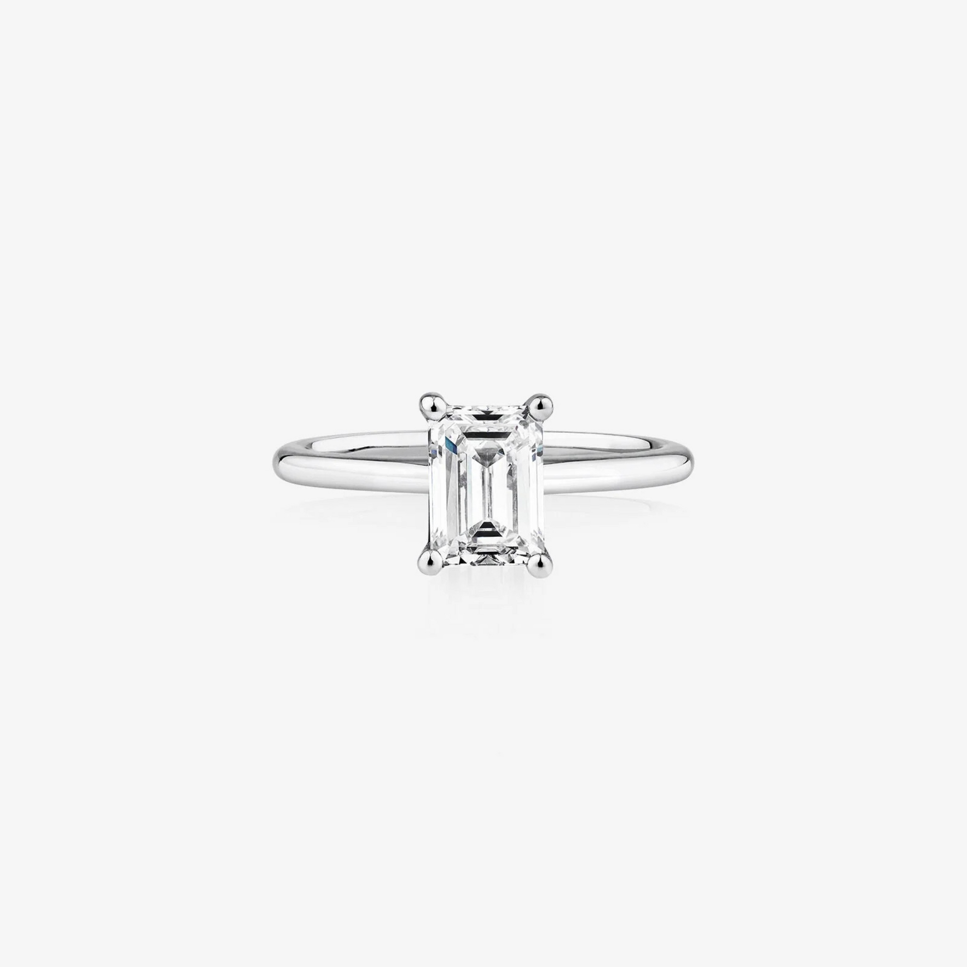 1.25 Carat Emerald Cut Laboratory-Grown Diamond Ring