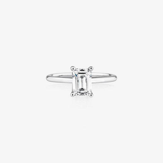 1.25 Carat Emerald Cut Laboratory-Grown Diamond Ring