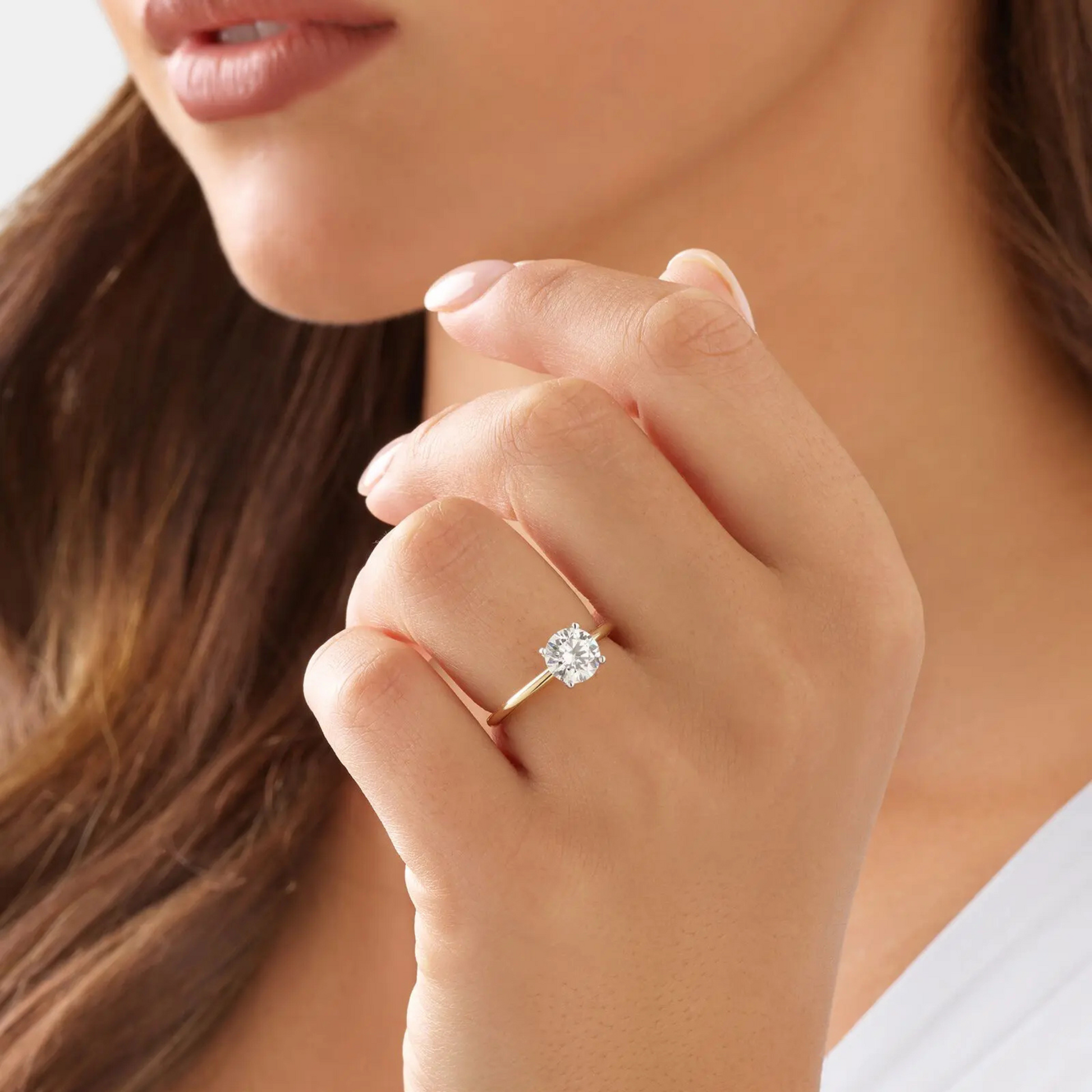 1.25 Carat Laboratory-Grown Diamond Ring