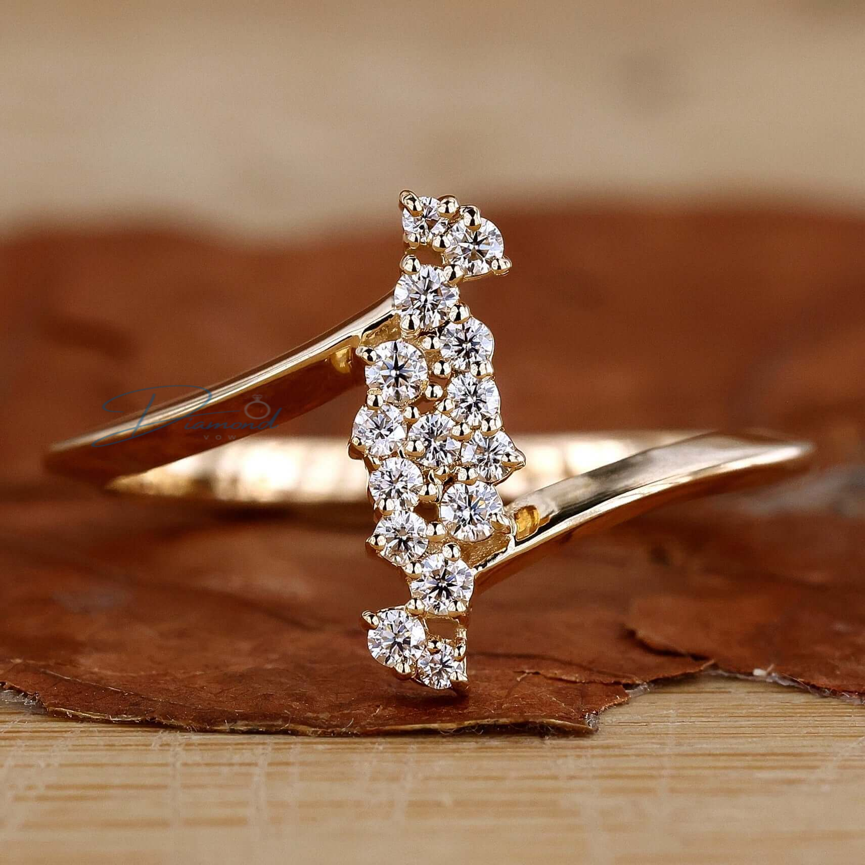 Round Cut Lab Grown Diamond Graduation Gift Ring for Women