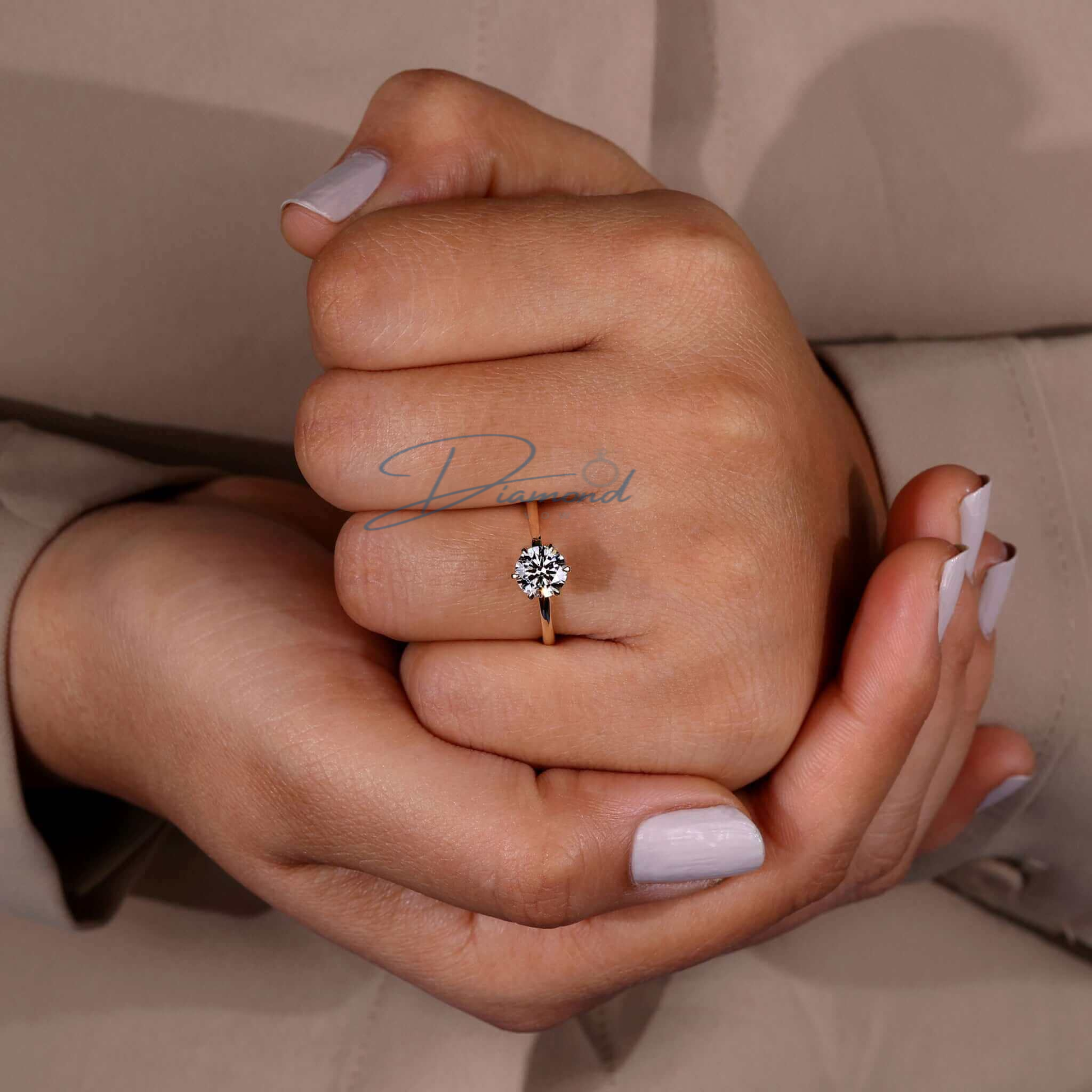 Lab Grown Diamond Solitaire Engagement Ring Perfect Innovation