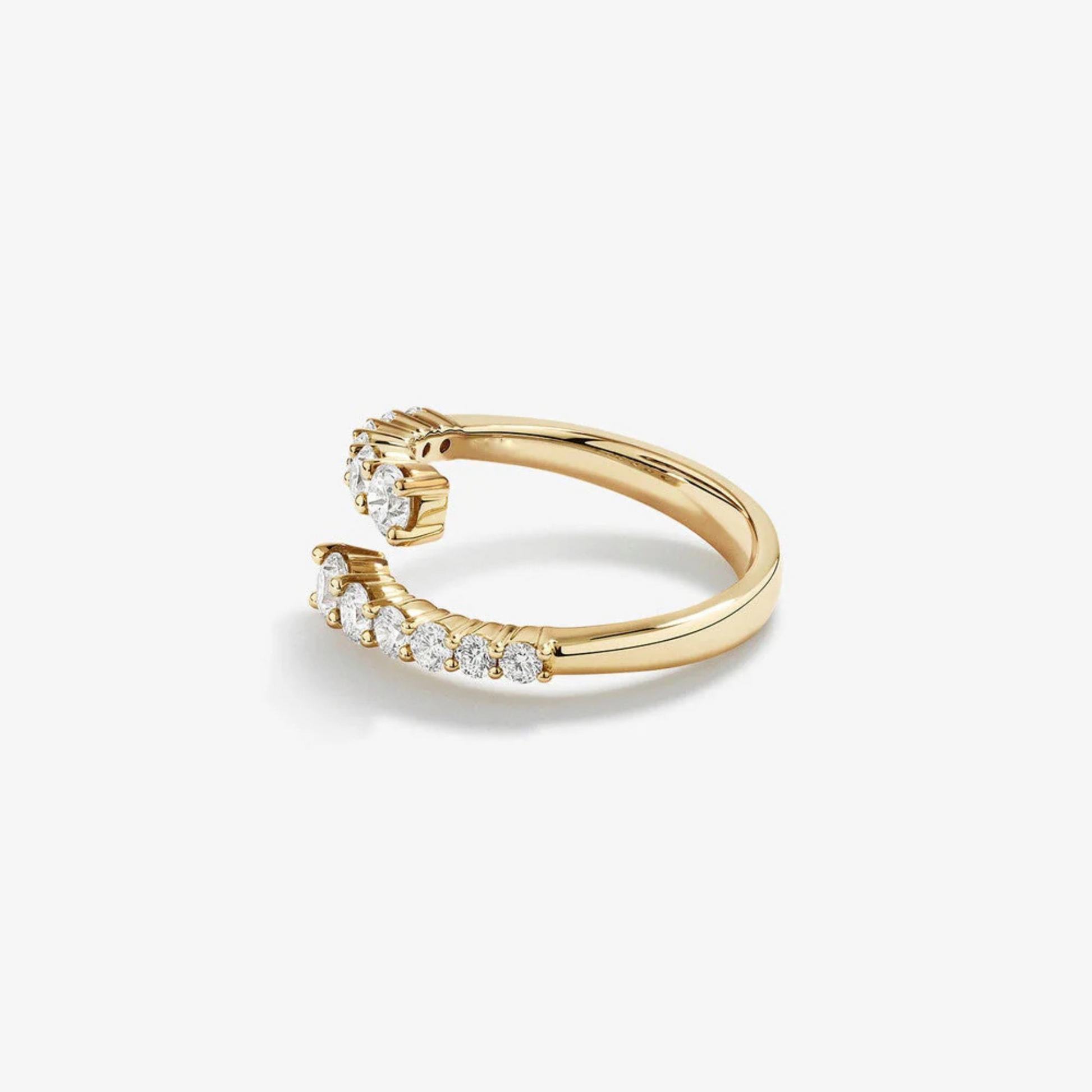 Bypass Ring with 1.00 Carat TW of Diamonds in 14kt Yellow Gold