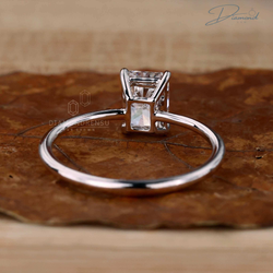 Radiant Cut Lab Grown Diamond Solitaire Engagement Ring