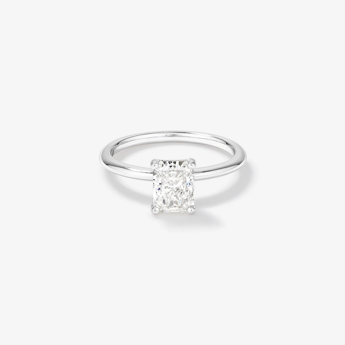 Solitaire Engagement Ring with 1.25 Carat TW of Laboratory-Grown Diamond Radiant