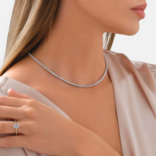 Solitaire Engagement Ring with 1.25 Carat TW of Laboratory-Grown Diamond in 14kt Yellow & White Gold