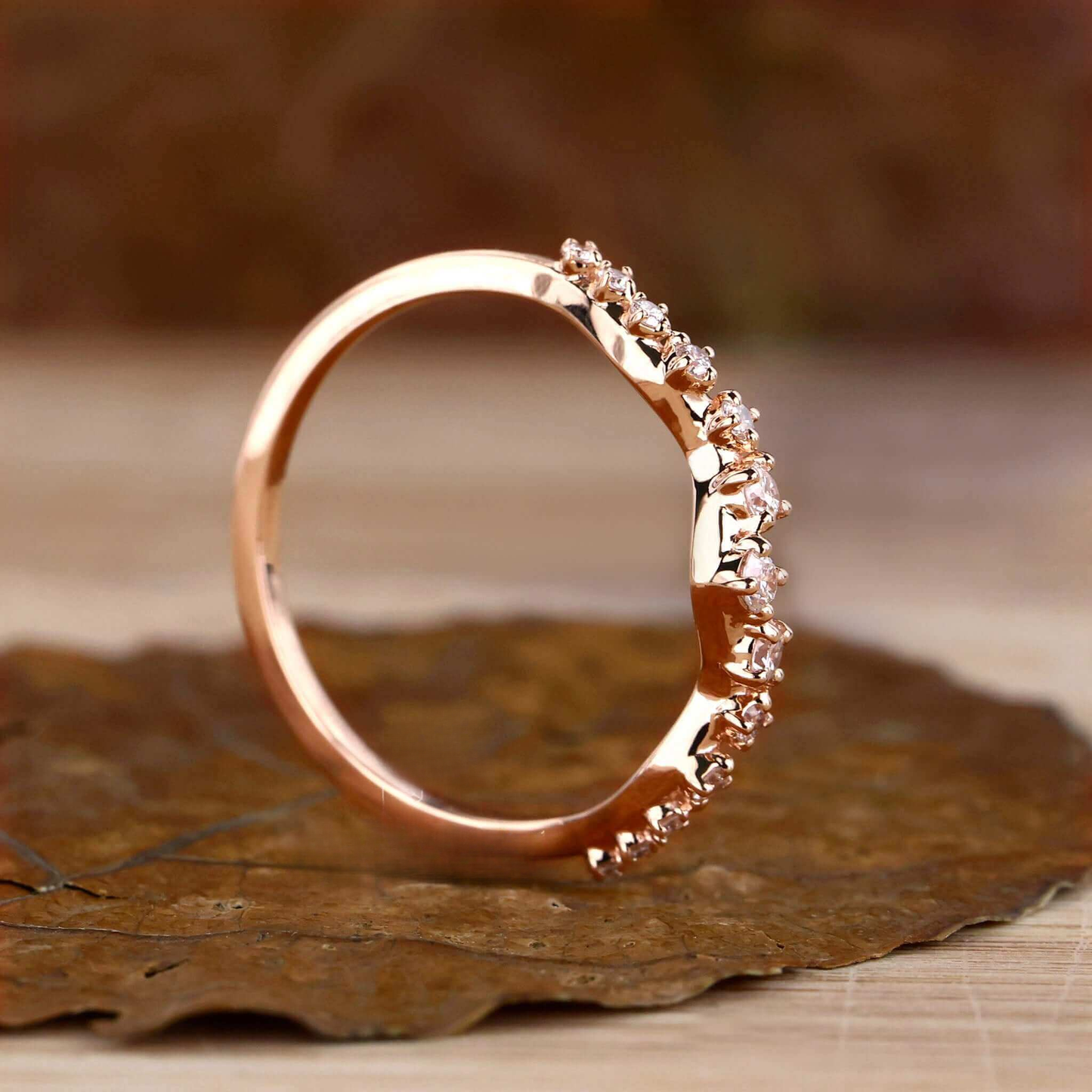 Tiara Lab Grown Diamond Wedding Band