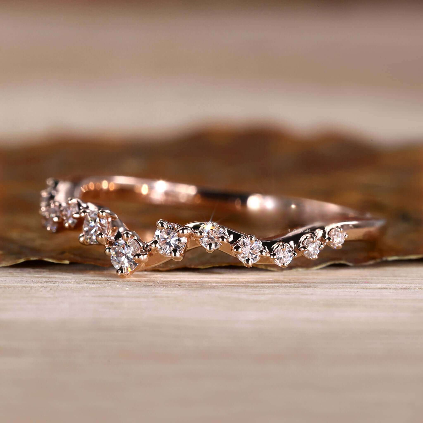 Tiara Lab Grown Diamond Wedding Band