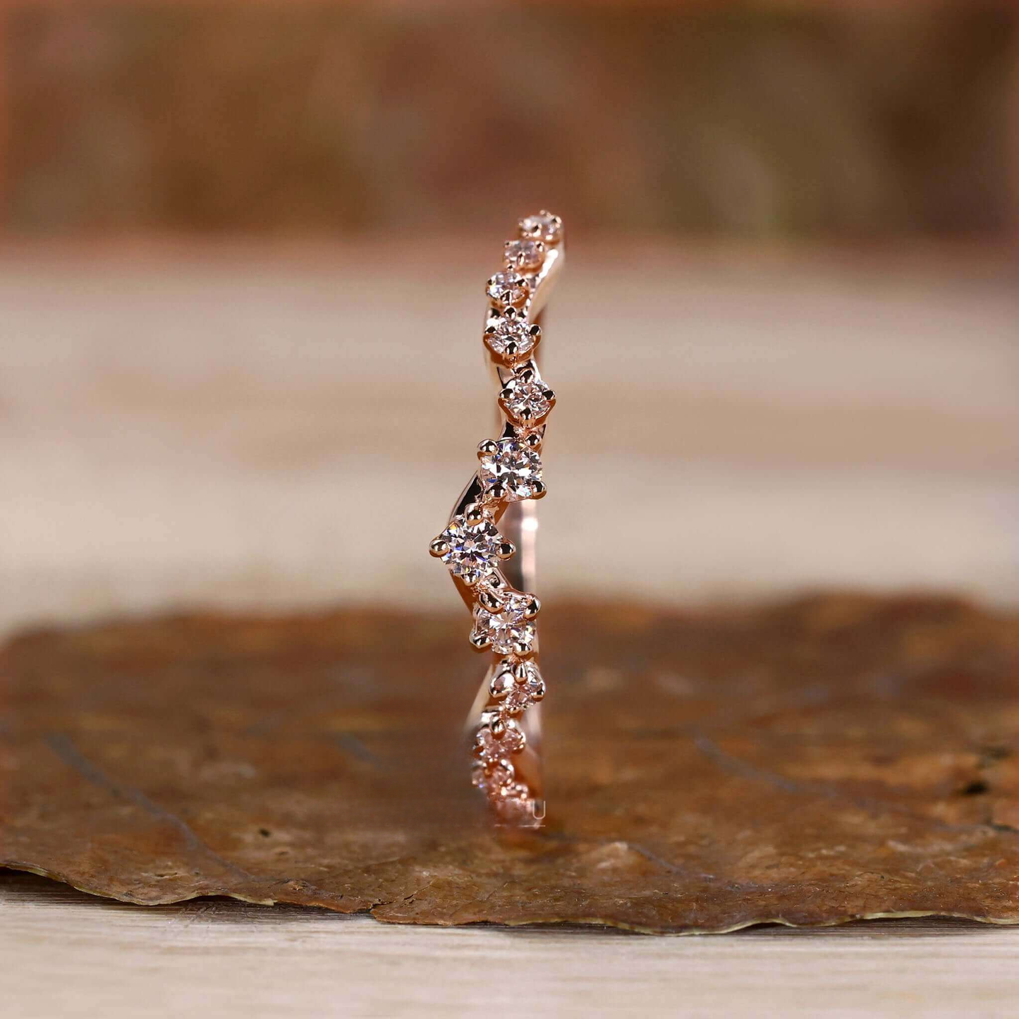 Tiara Lab Grown Diamond Wedding Band