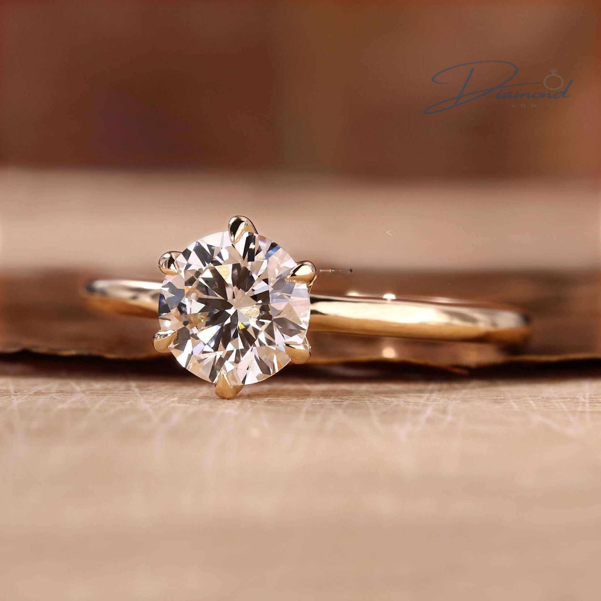 Lab Grown Diamond Solitaire Engagement Ring Perfect Innovation