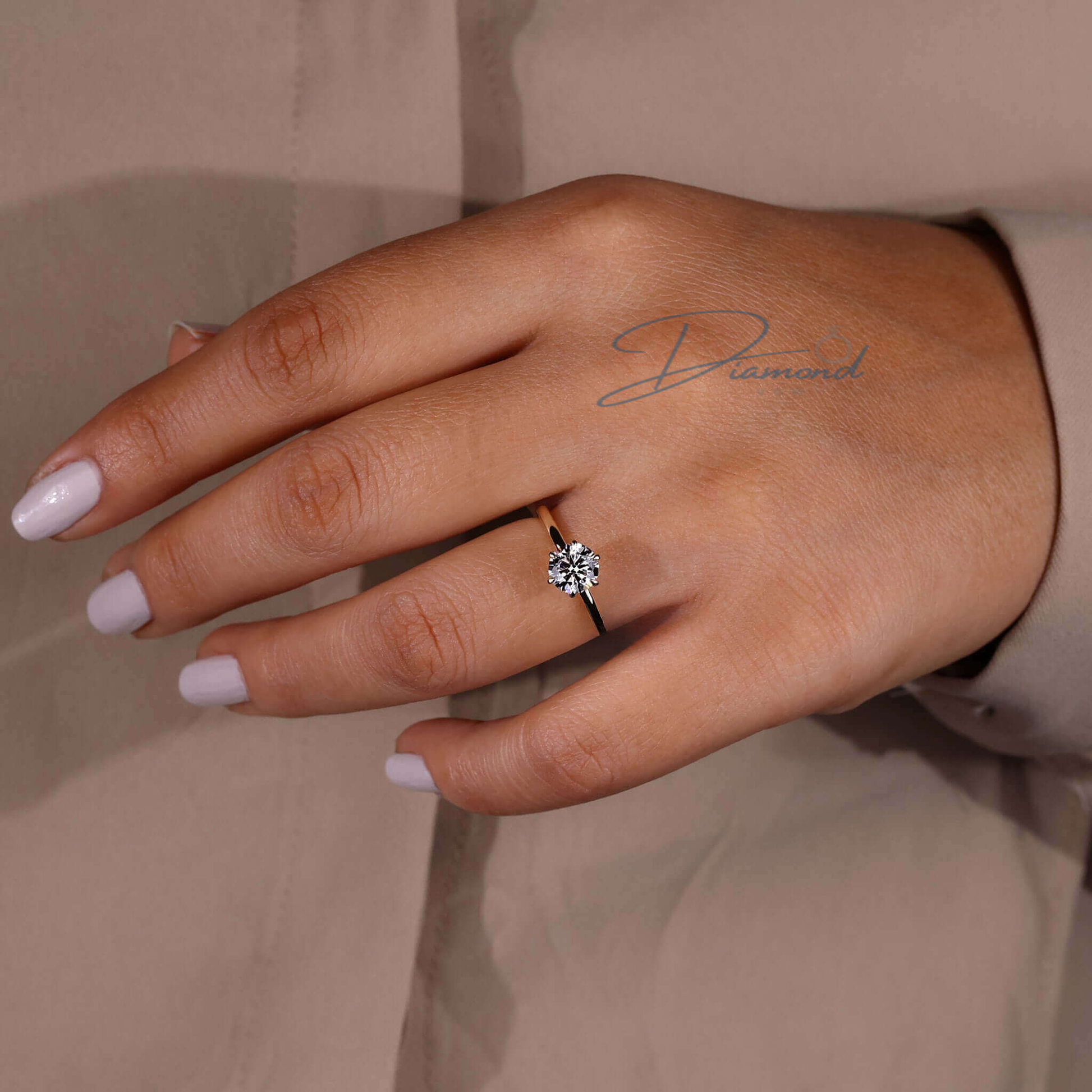 Lab Grown Diamond Solitaire Engagement Ring Perfect Innovation