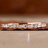 Baguette and Round Lab Grown Diamond Alternating Eternity Wedding Band