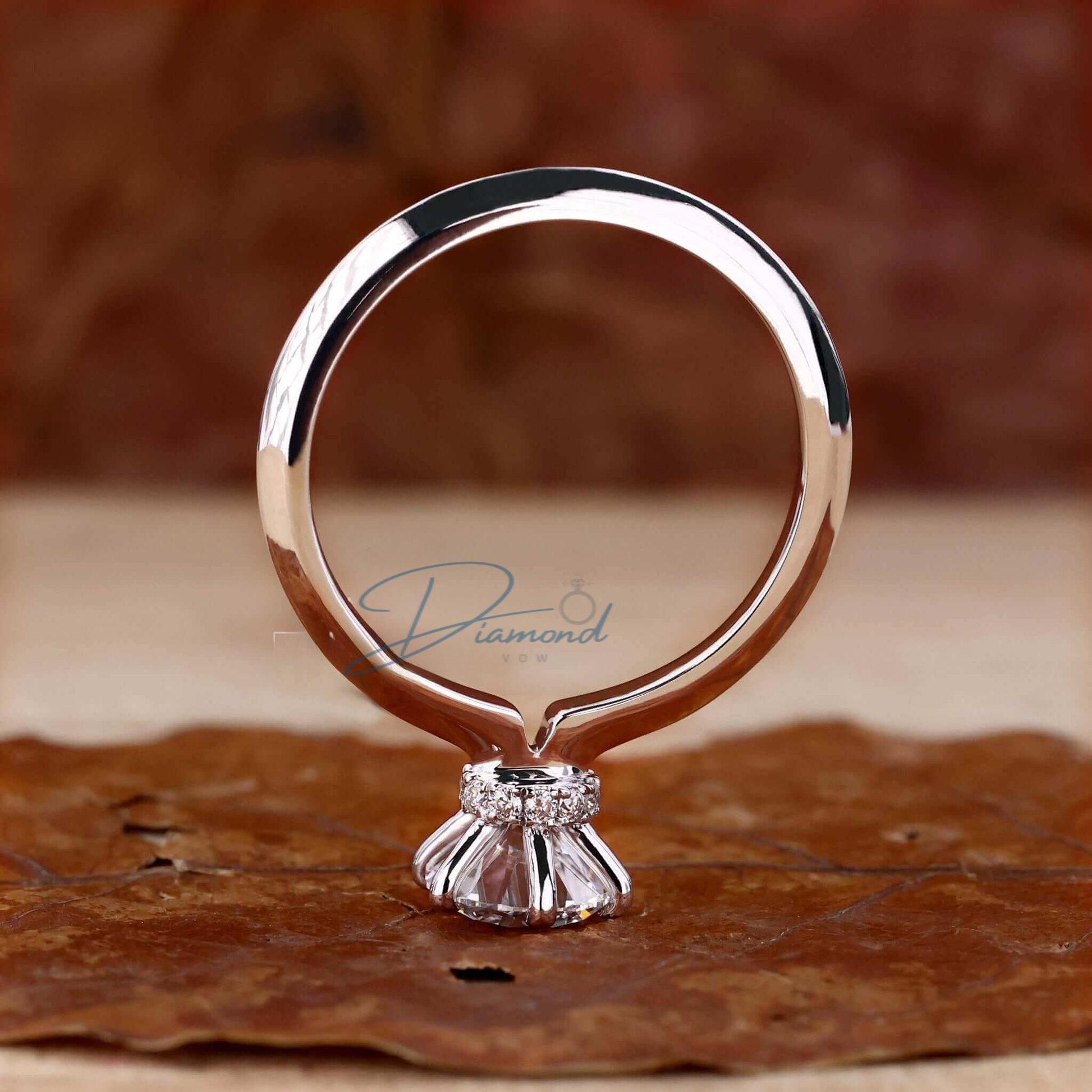 0.50 to 3.0 CT Round Brilliant Cut Lab Grown Diamond Ring