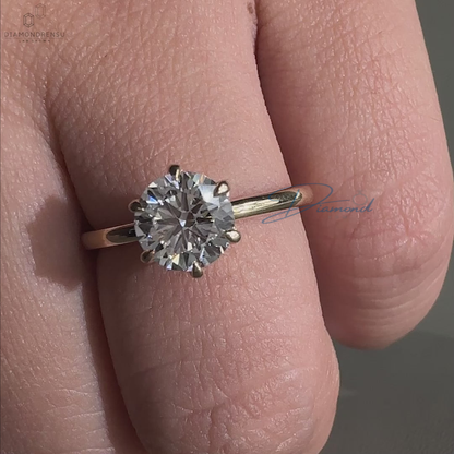 Lab Grown Diamond Solitaire Engagement Ring Perfect Innovation