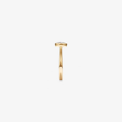 1.25 Carat TW Round Brilliant Laboratory-Grown Diamond Solitaire Bezel Set Engagement Ring in 14kt Yellow Gold
