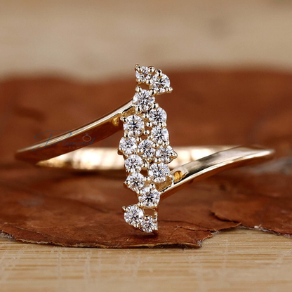 Round Cut Lab Grown Diamond Graduation Gift Ring for Women