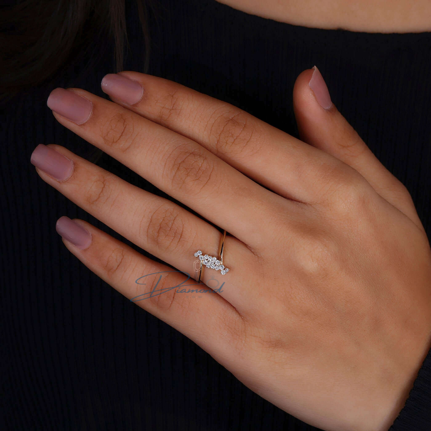 Round Cut Lab Grown Diamond Graduation Gift Ring for Women