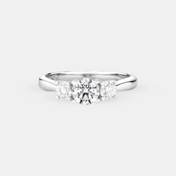 Engagement Ring with 1 Carat TW of Diamonds in 14kt White Gold