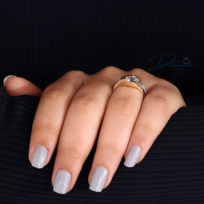 Eye Shape Round Lab Grown Diamond Solitaire Engagement Ring