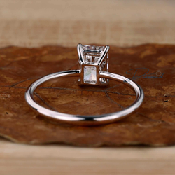 Radiant Cut Lab Grown Diamond Solitaire Engagement Ring