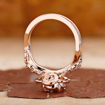 Round Cut Diamond Ring: Nature's Charm for Your Engagement