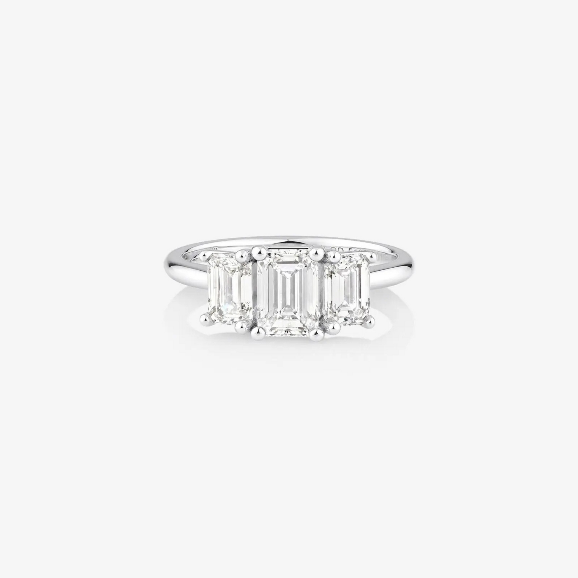 Three Stone Engagement Ring with 2.00 Carat TW of Laboratory-Grown Diamonds