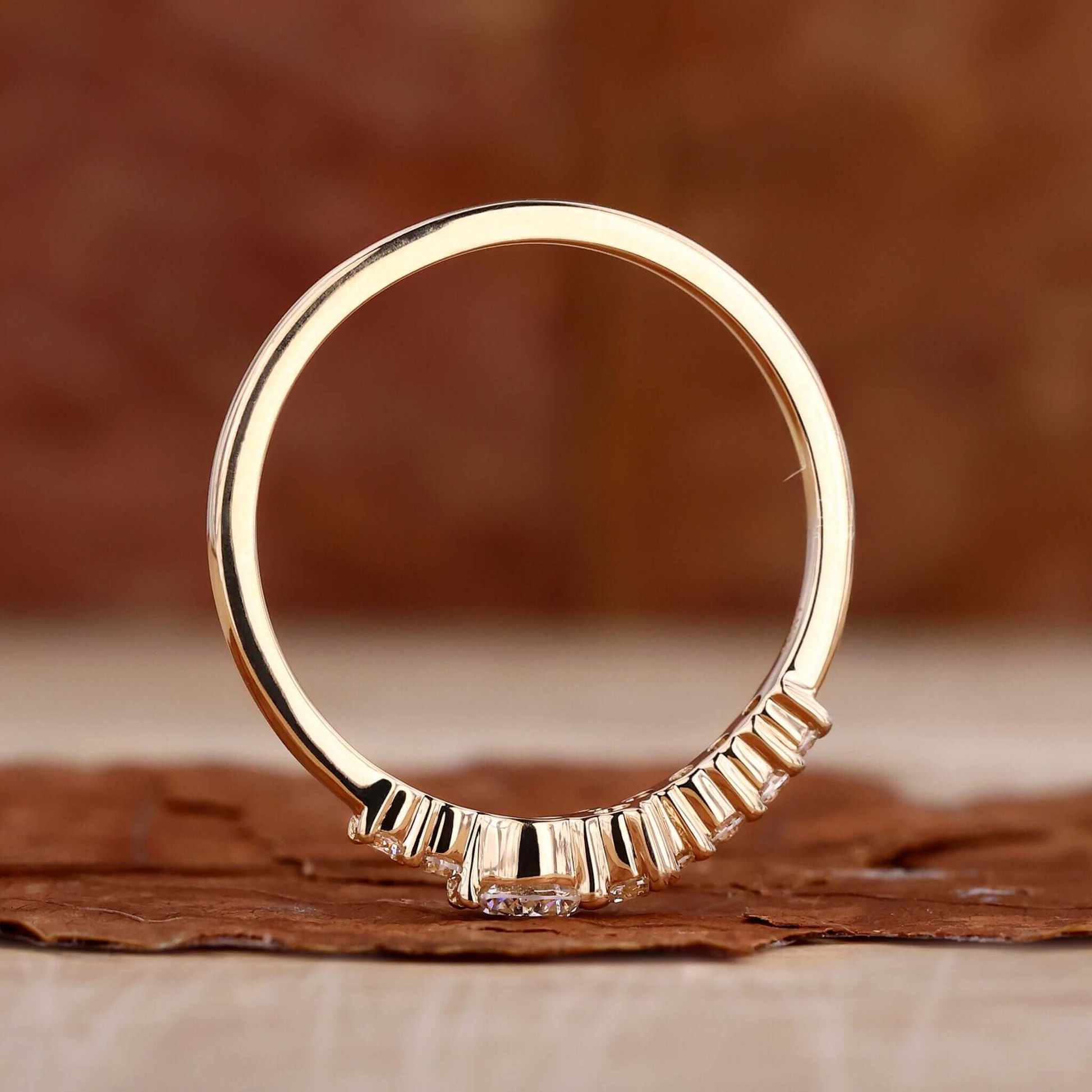 Round Brilliant Cut Lab Grown Diamond Cluster Engagement Ring for Her